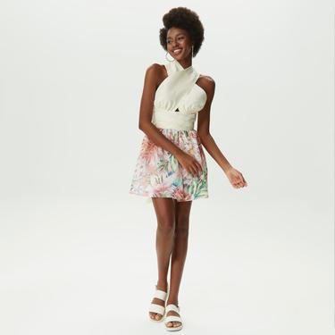  Dahlia Bianca Cora Kadın Renkli Elbise