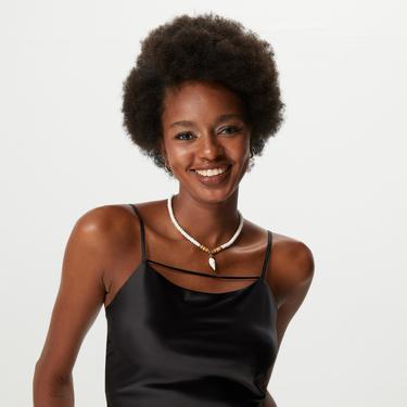  Only Onlvictoria Strap Tie At Back Kadın Siyah Bluz