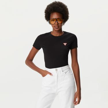  Guess Kadın Siyah T-Shirt