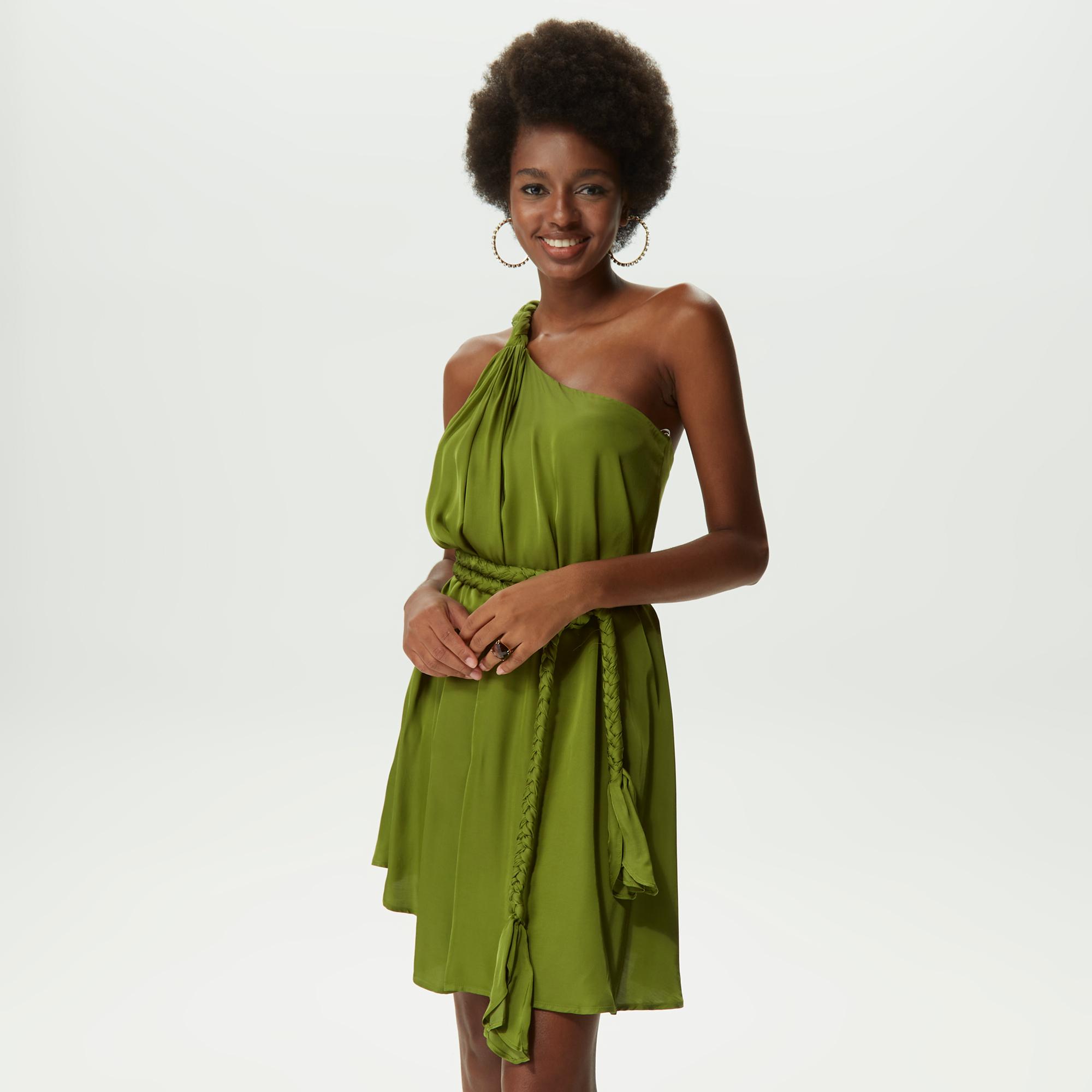 Dahlia Bianca Helen Kadın Yeşil Elbise