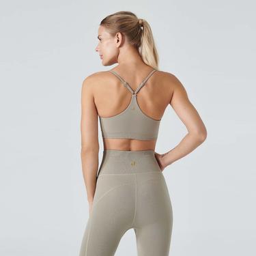  Jerf Pine Ayarlanabilir İnce Askılı Kadın Haki Bra
