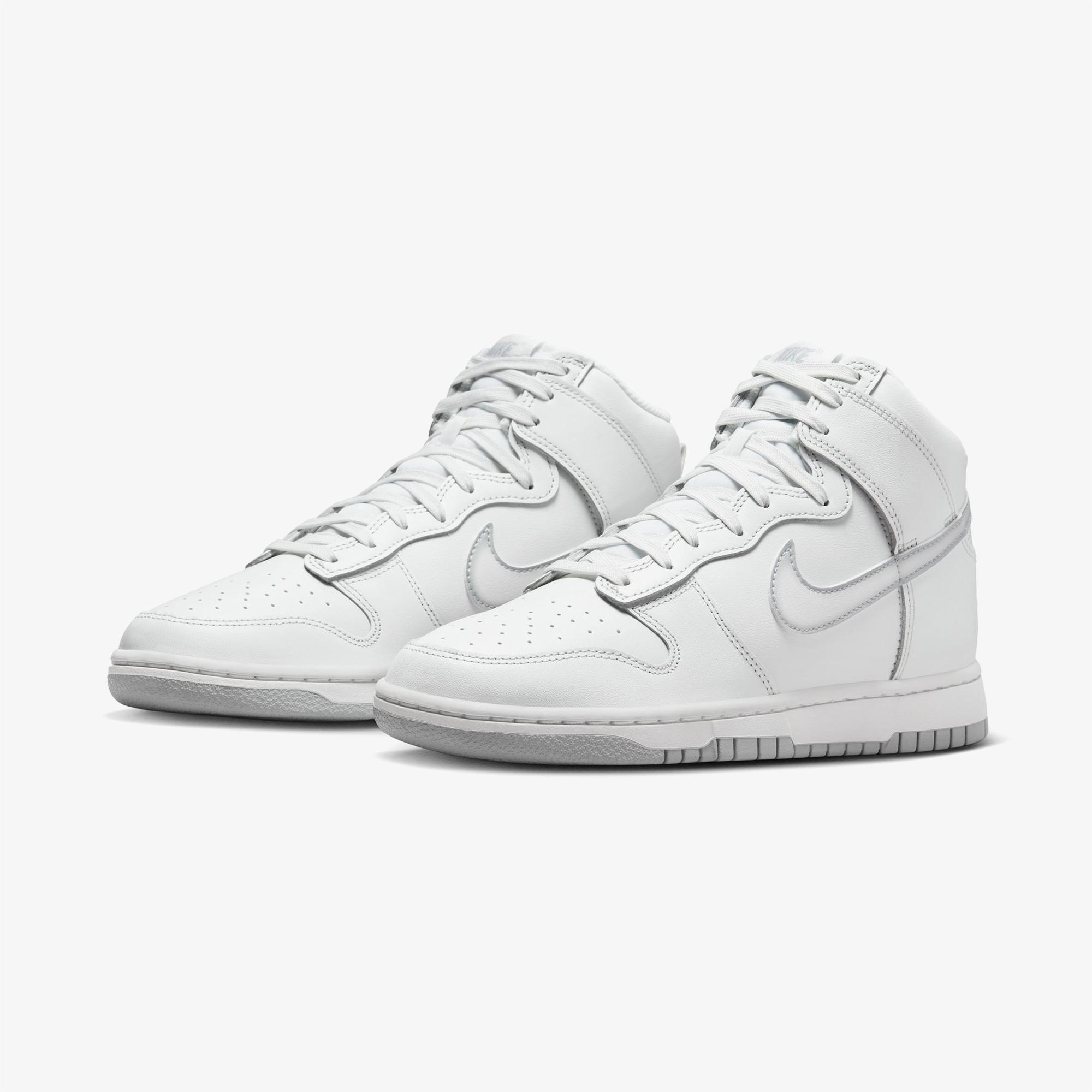 Nike Dunk High Retro Erkek Beyaz Spor Ayakkabı