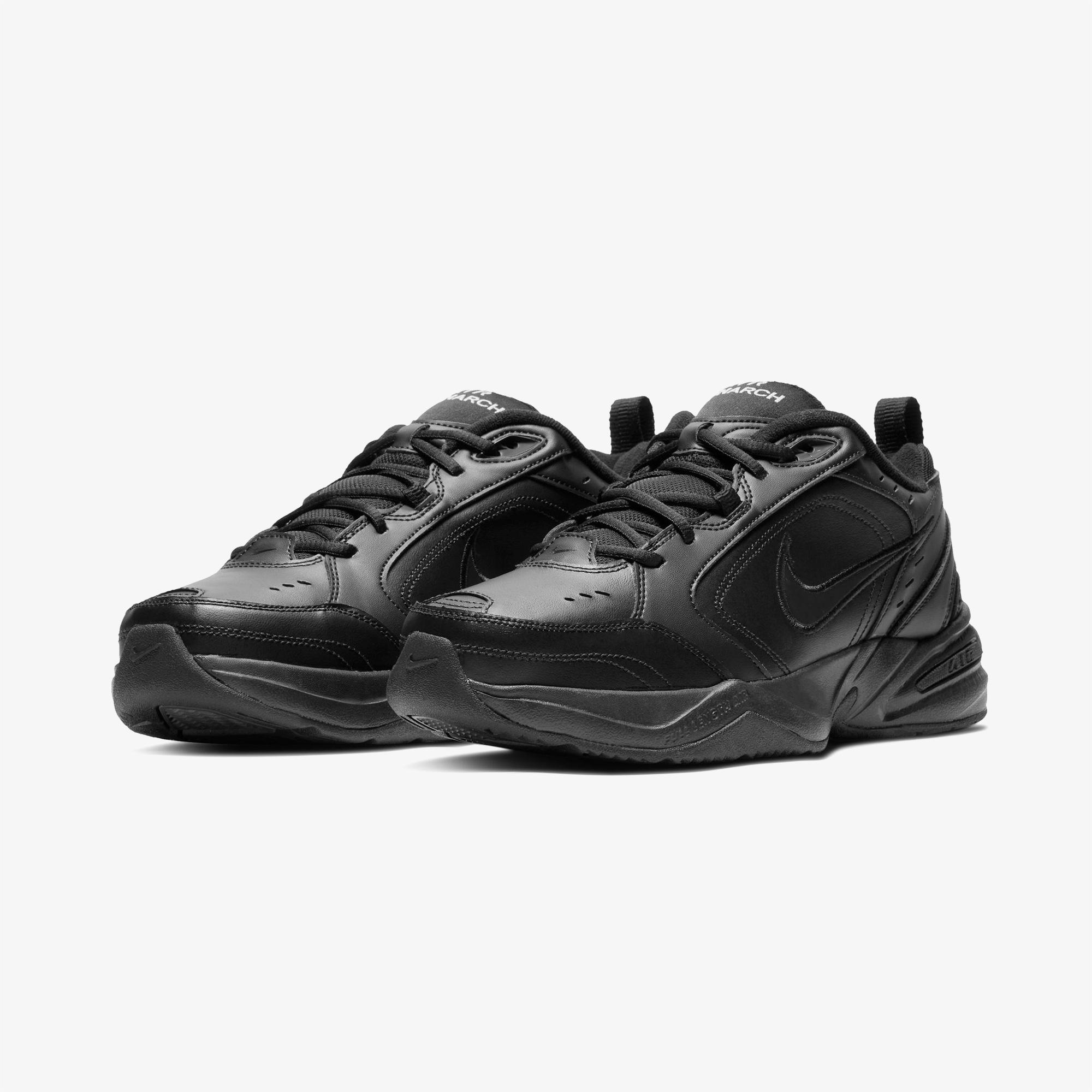 Nike Air Monarch IV Erkek Siyah Spor Ayakkabı