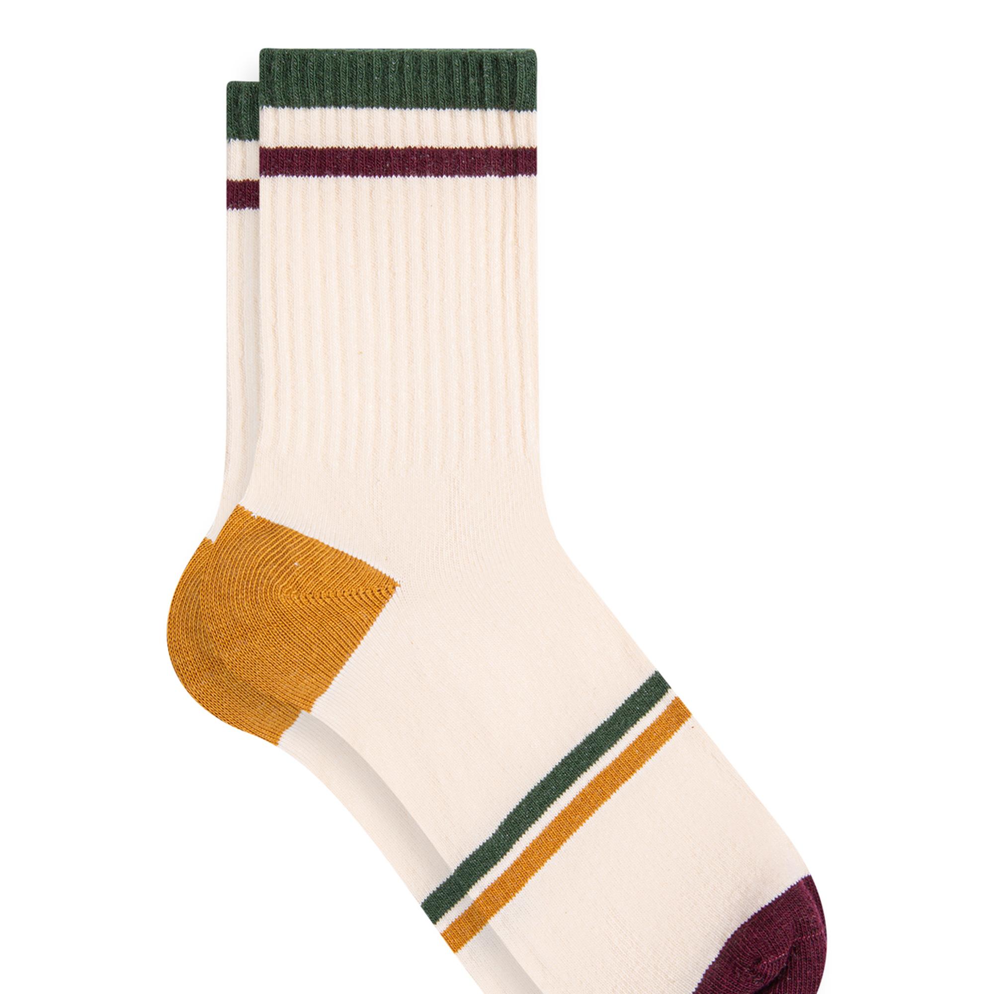 Mavi Çizgi Detaylı Soket Çorap 1910916-23088