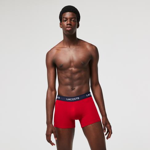  Lacoste Active Erkek 3'lü Renkli Boxer