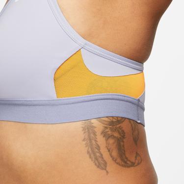  Nike Indy V-Neck Kadın Mor Bra