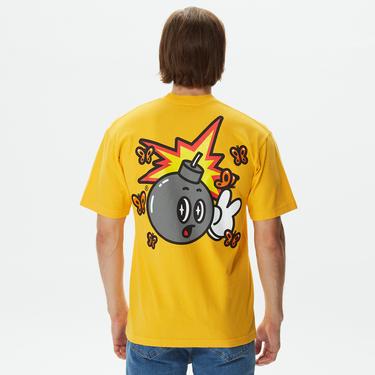  The Hundreds Butterfly Adam Erkek Sarı T-Shirt