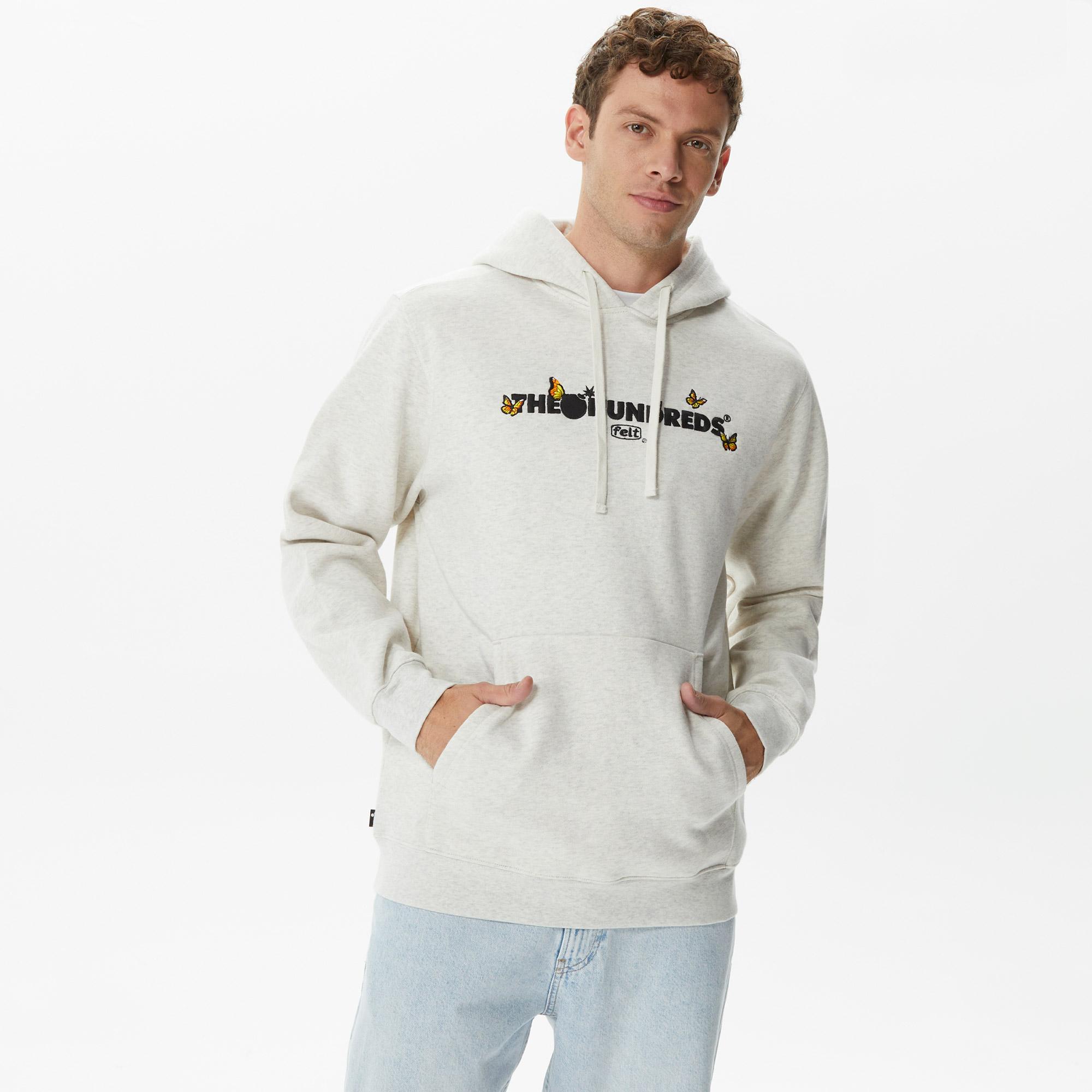 The Hundreds Butterfly Adam Erkek Krem Sweatshirt