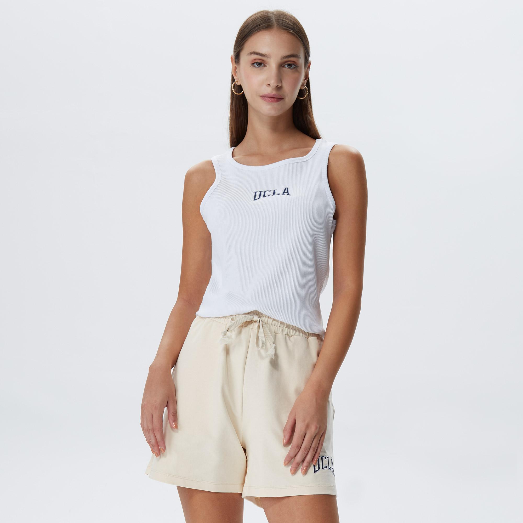 Ucla Salinas Kadın Beyaz Kısa Kollu T-Shirt