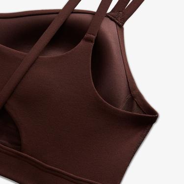  Nike Dri-FIT Alate Trace Kadın Kahverengi Bra