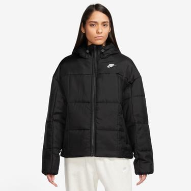  Nike Sportswear Essentials Therma Fit Classic Puffer Kadın Siyah Mont