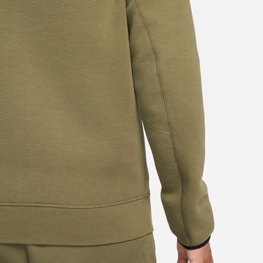  Nike Tech Fleece Full Zip Windrunner Hoodie Erkek Haki Sweatshirt