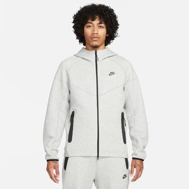  Nike Tech Fleece Full Zip Windrunner Hoodie Erkek Gri Sweatshirt