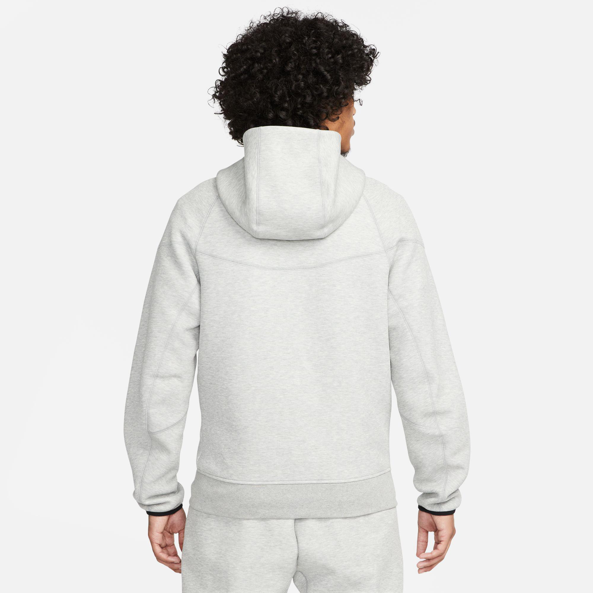 Nike Tech Fleece Full Zip Windrunner Hoodie Erkek Gri Sweatshirt