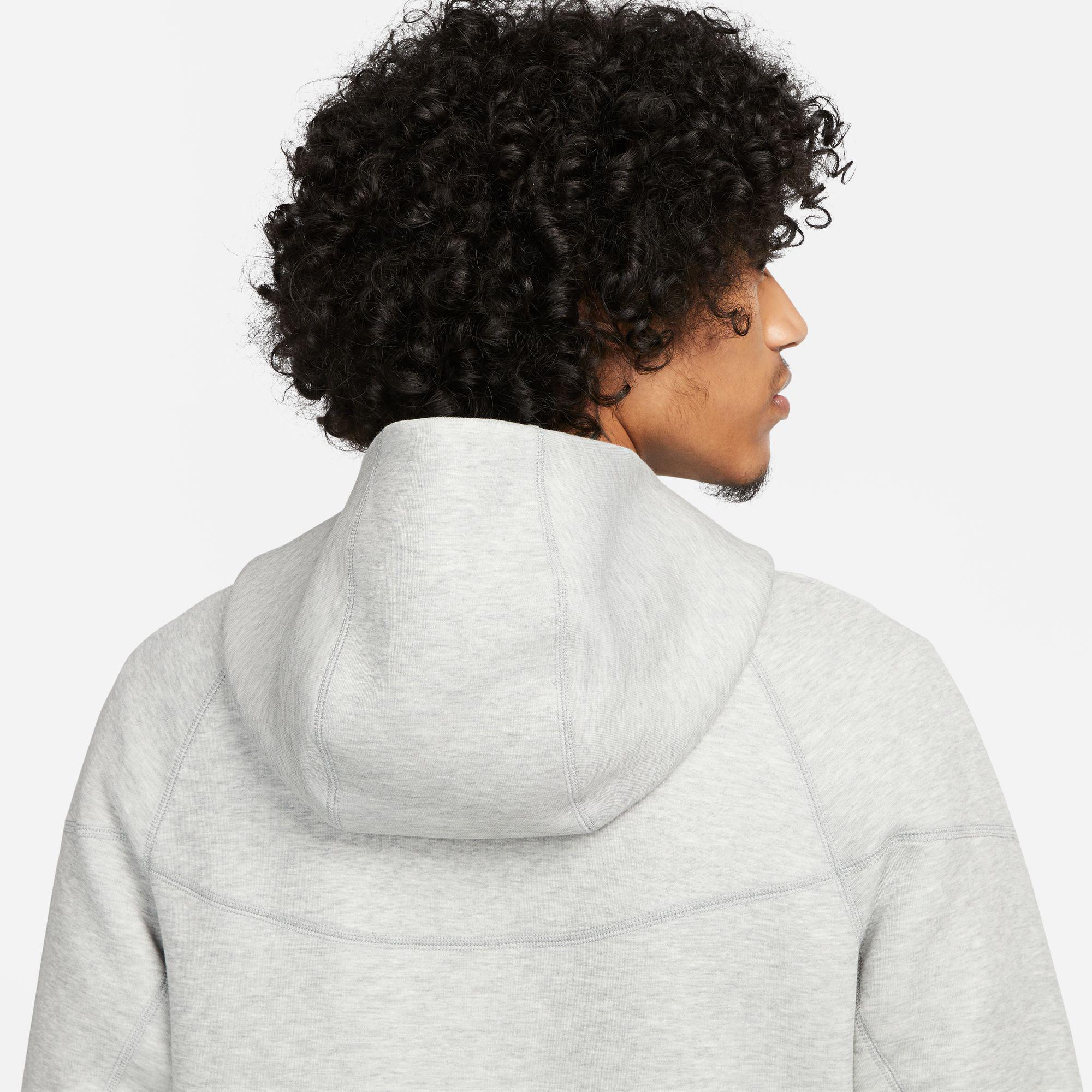 Nike Tech Fleece Full Zip Windrunner Hoodie Erkek Gri Sweatshirt