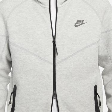  Nike Tech Fleece Full Zip Windrunner Hoodie Erkek Gri Sweatshirt