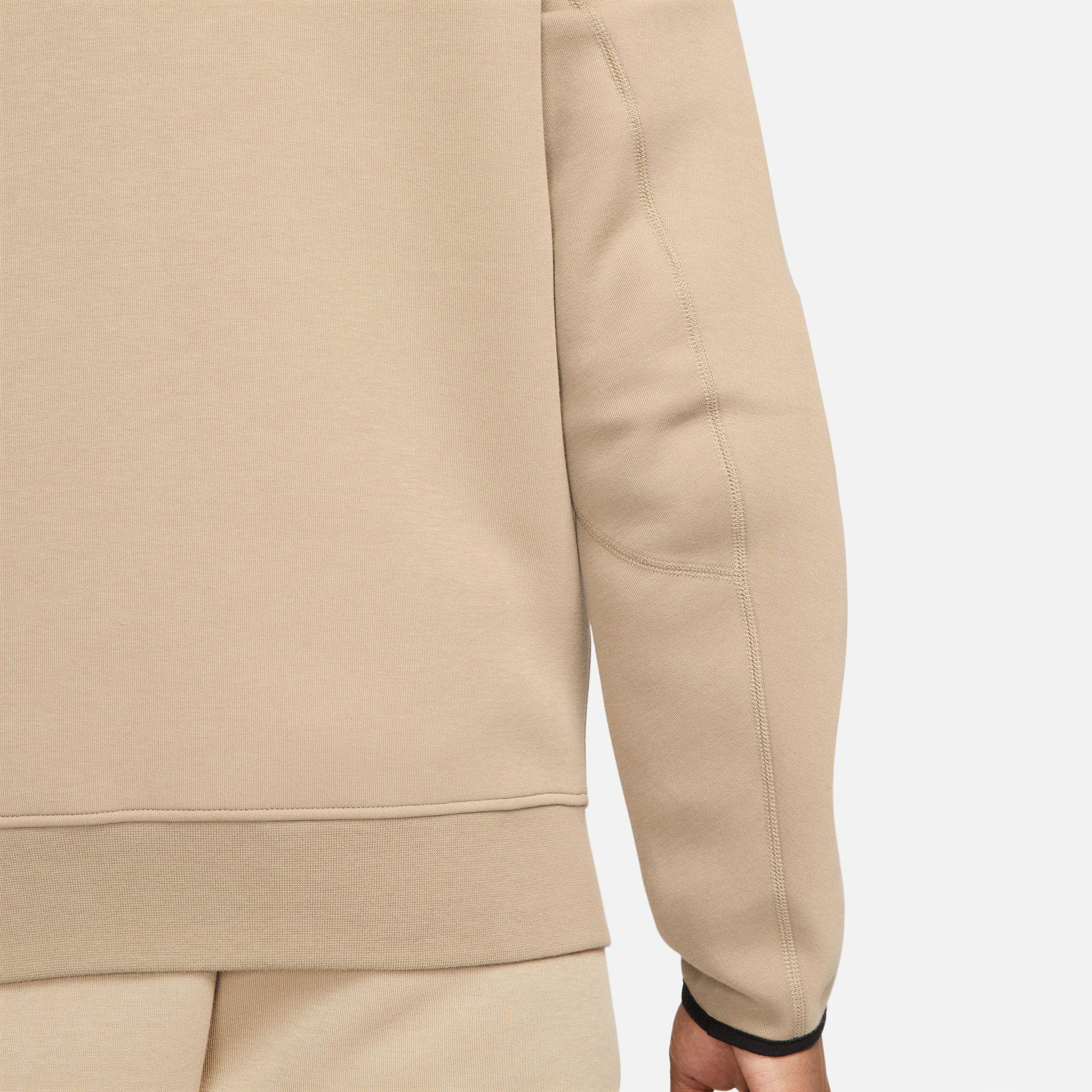Nike Tech Fleece Full Zip Windrunner Erkek Kahverengi Hoodie