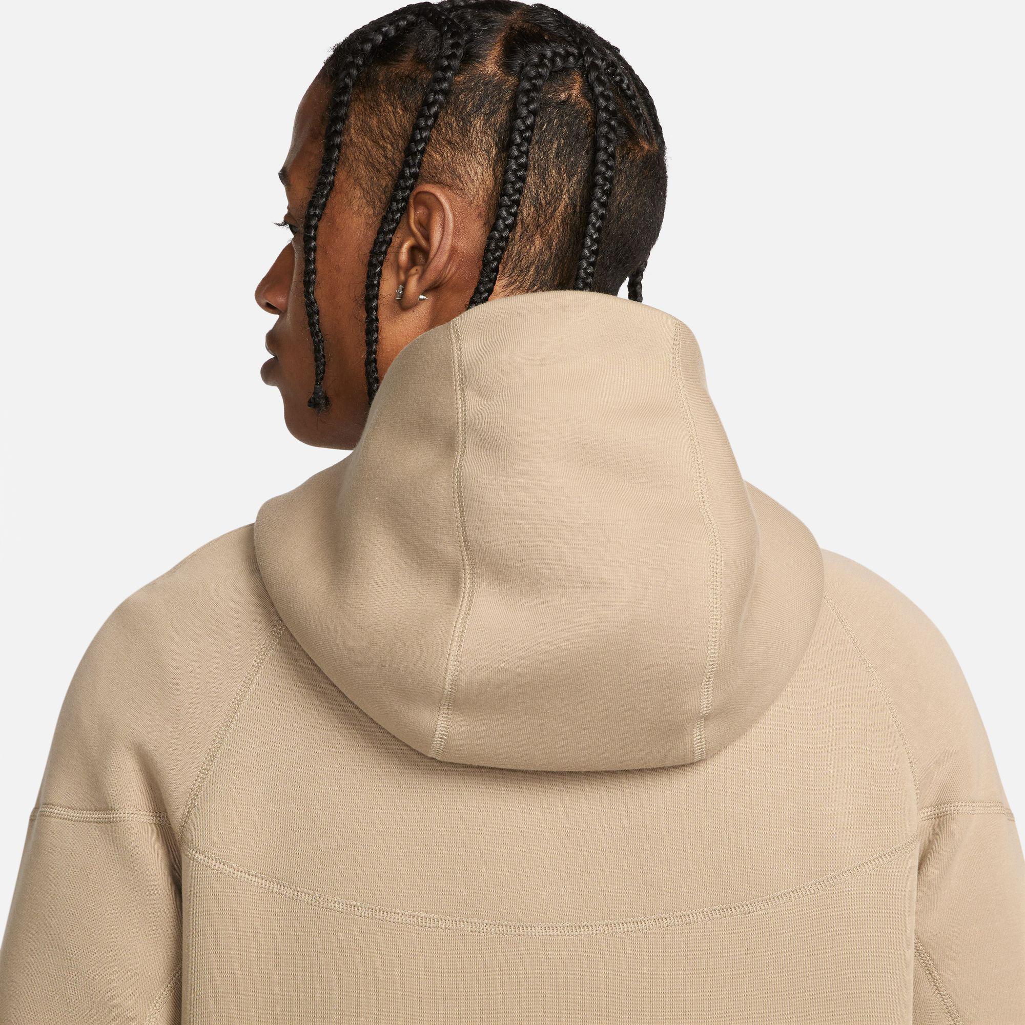 Nike Tech Fleece Full Zip Windrunner Erkek Kahverengi Hoodie