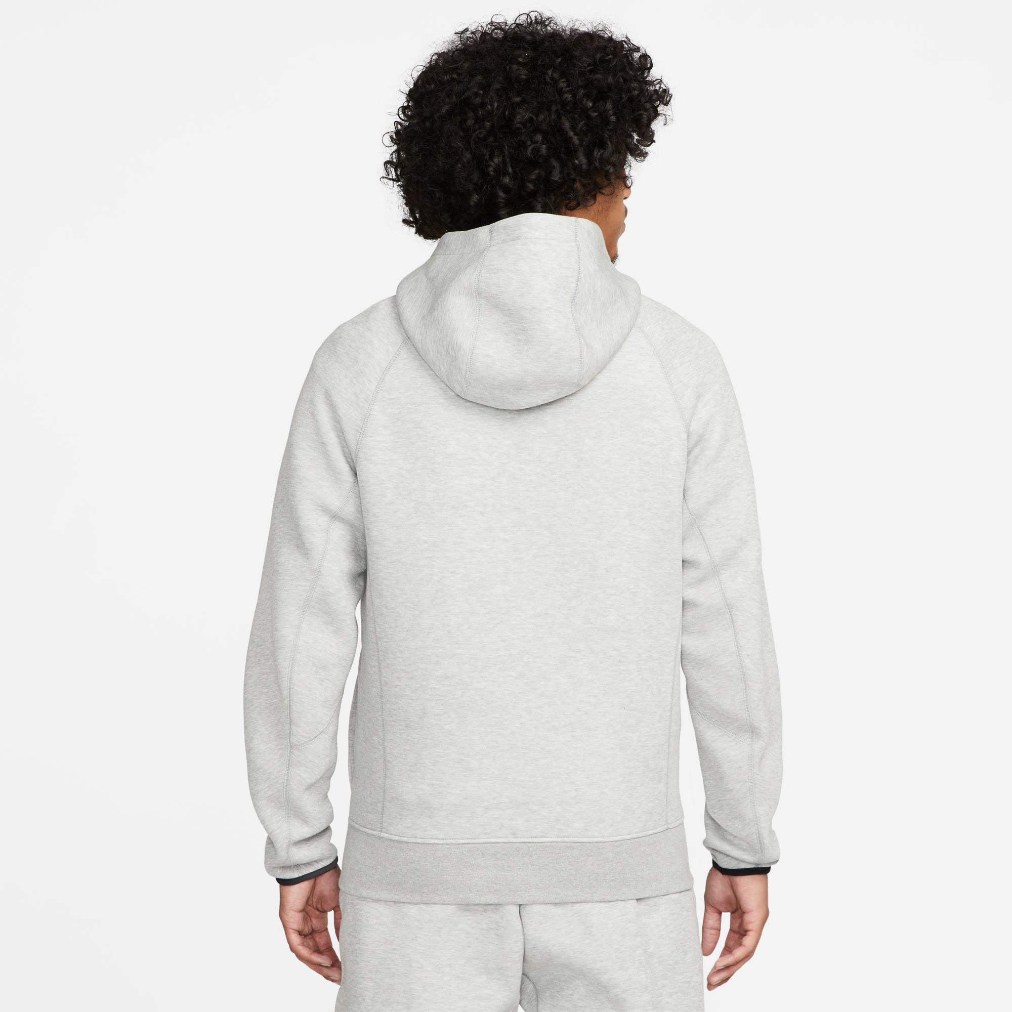 Nike Tech Fleece Pullover Erkek Gri Hoodie