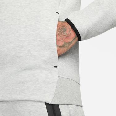  Nike Tech Fleece Pullover Erkek Gri Hoodie