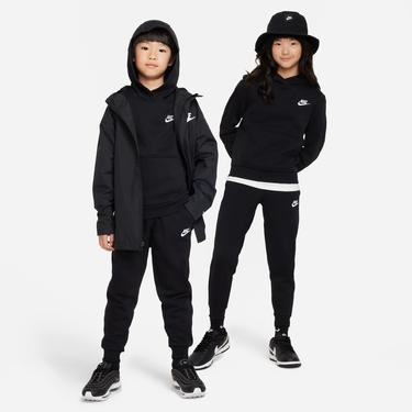  Nike Sportswear Club Fleece Çocuk Siyah Kapüşonlu Hoodie