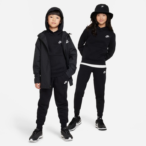  Nike Sportswear Club Fleece Çocuk Siyah Kapüşonlu Hoodie