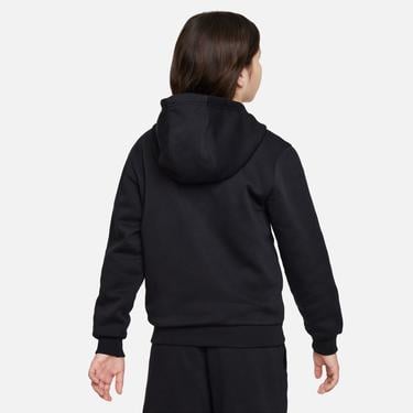  Nike Sportswear Club Fleece Çocuk Siyah Kapüşonlu Hoodie