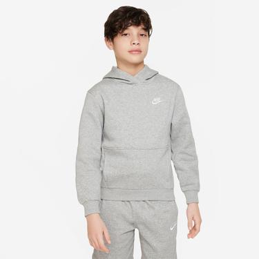  Nike Sportswear Club Fleece Hoody Çocuk Gri Sweatshirt