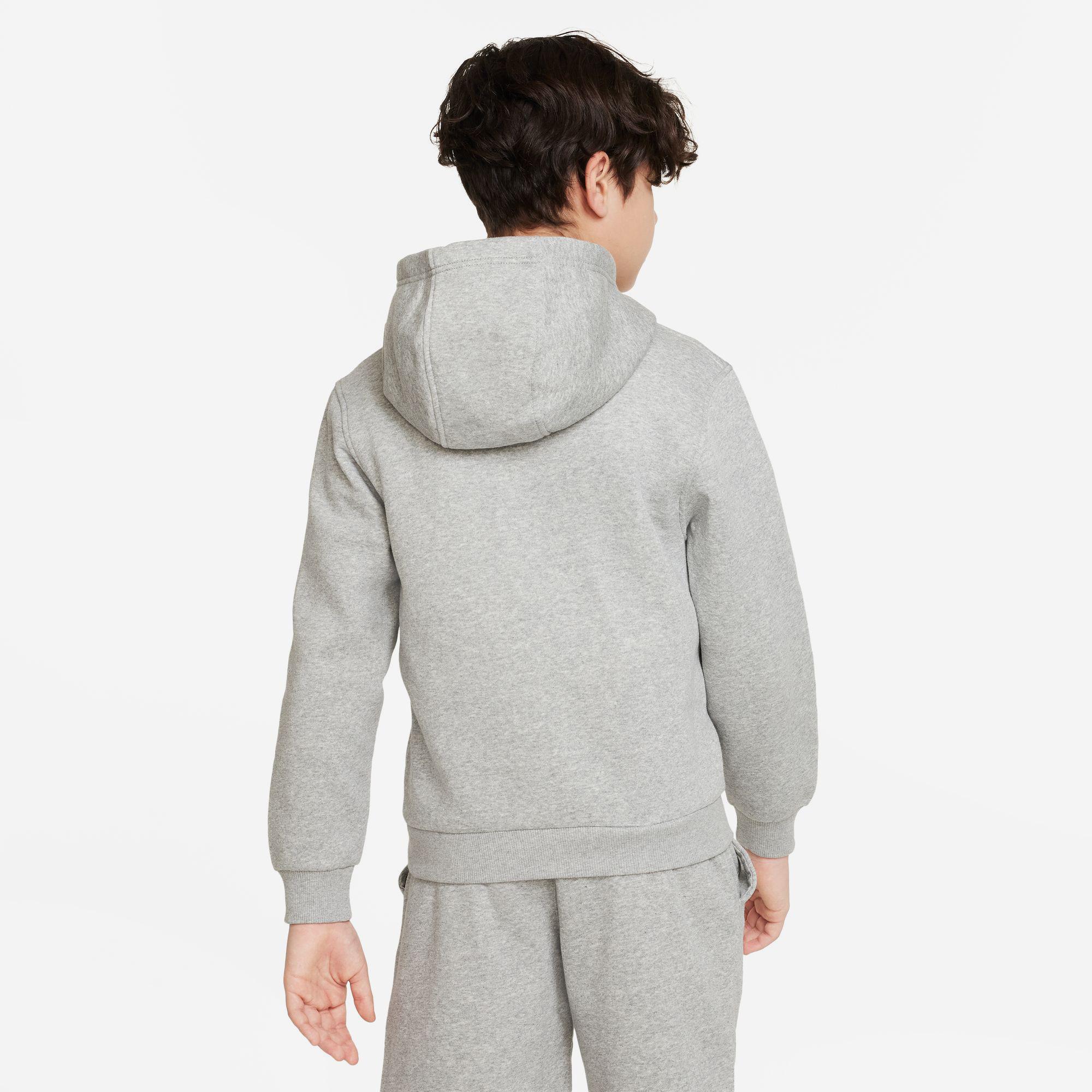 Nike Sportswear Club Fleece Hoody Çocuk Gri Sweatshirt