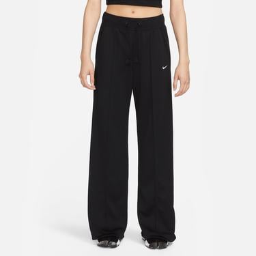  Nike Sportswear Essential High Rise Wide Leg Kadın Siyah Eşofman Altı