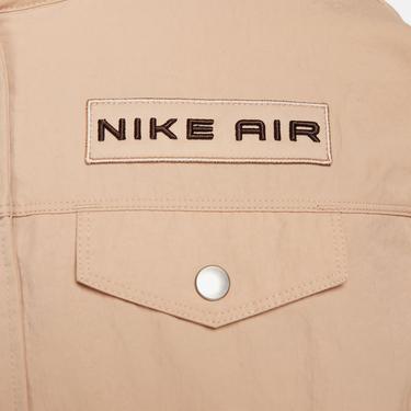  Nike Sportswear Air Woven Mod Crop Kadın Kahverengi Ceket
