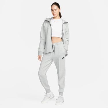  Nike Sportswear Tech Fleece Mid Rise Kadın Gri Eşofman Altı