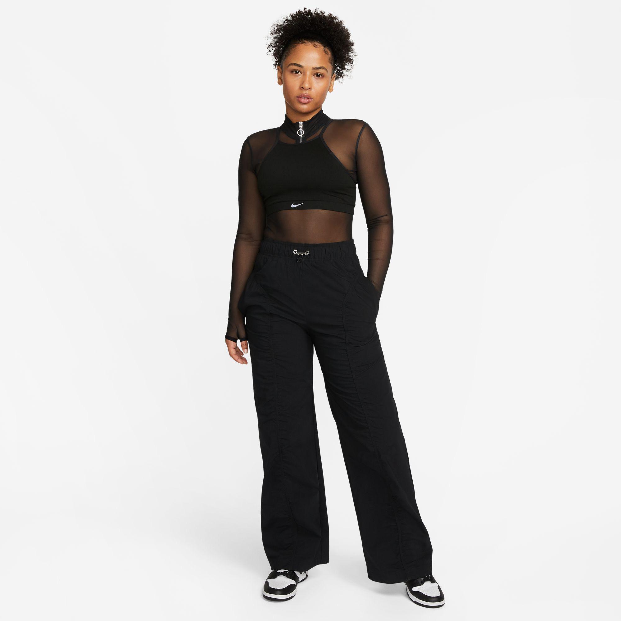 Nike Indy Smls Rib Kadın Siyah Bra