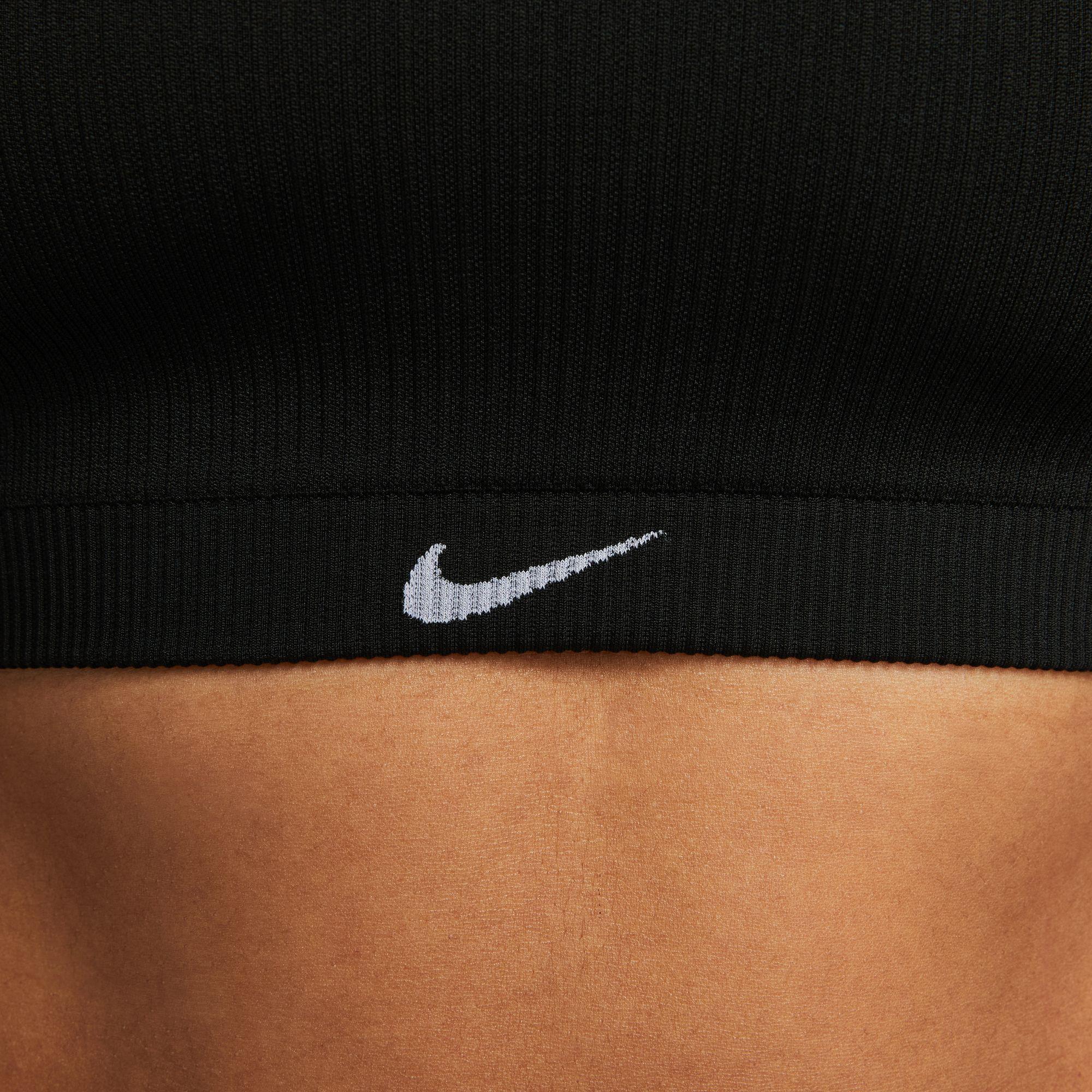 Nike Indy Smls Rib Kadın Siyah Bra