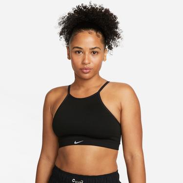  Nike Indy Smls Rib Kadın Siyah Bra