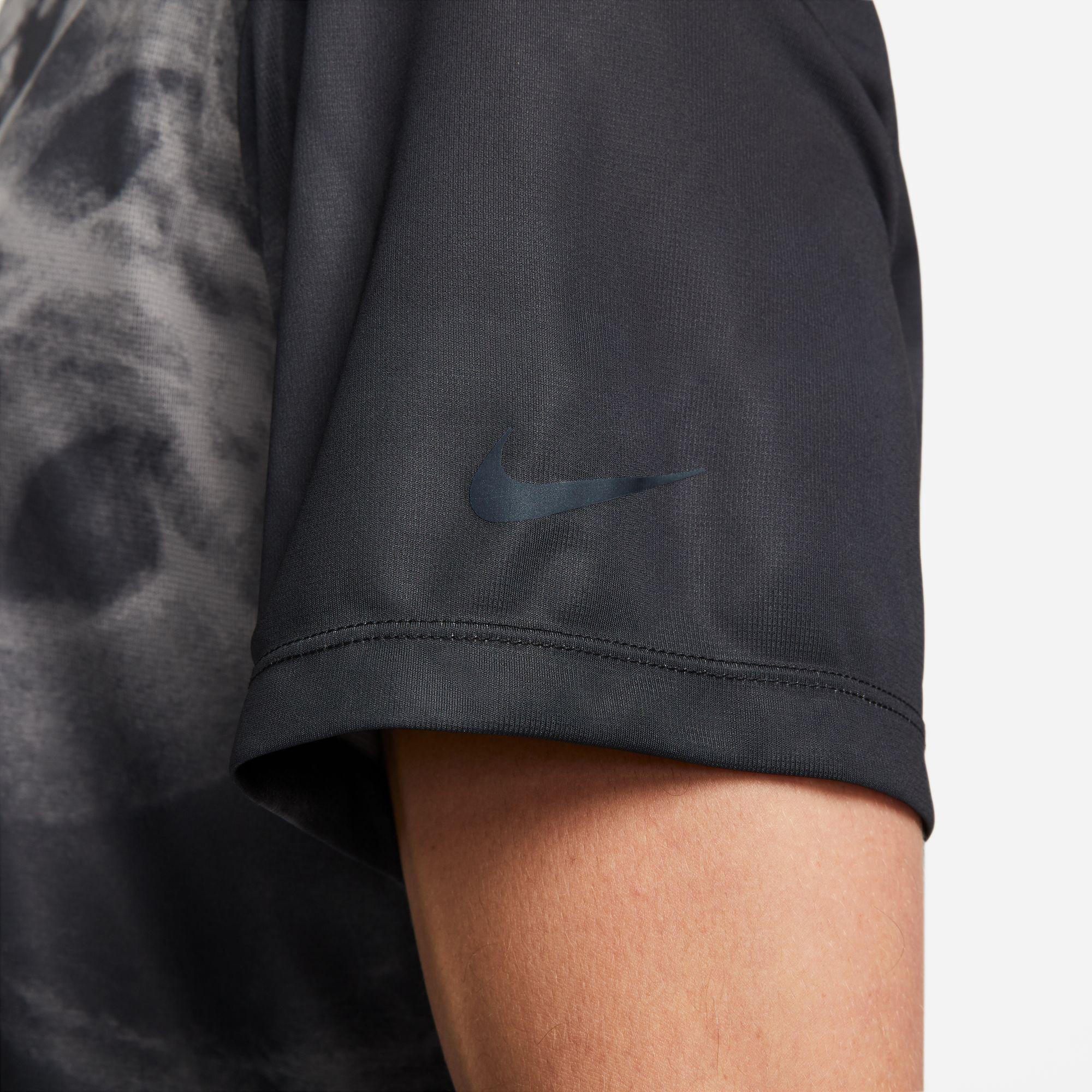 Nike Dri-FIT Run Division Rise 365 Erkek Siyah T-Shirt