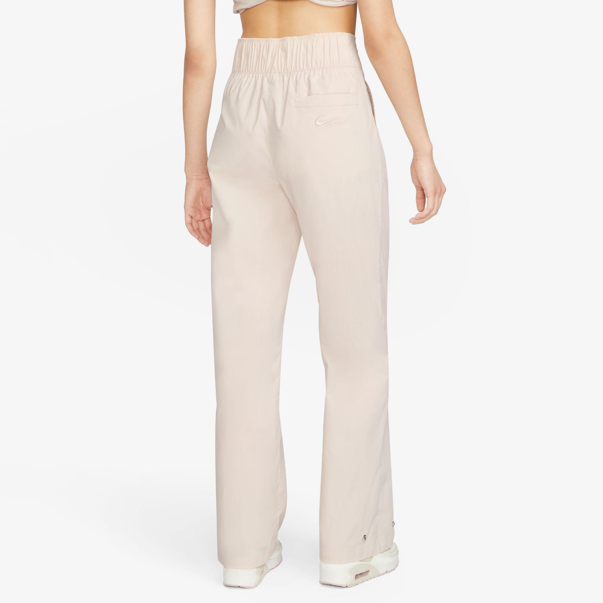 Nike Sportswear Collection Woven Trouser Kadın Krem Rengi Eşofman Altı