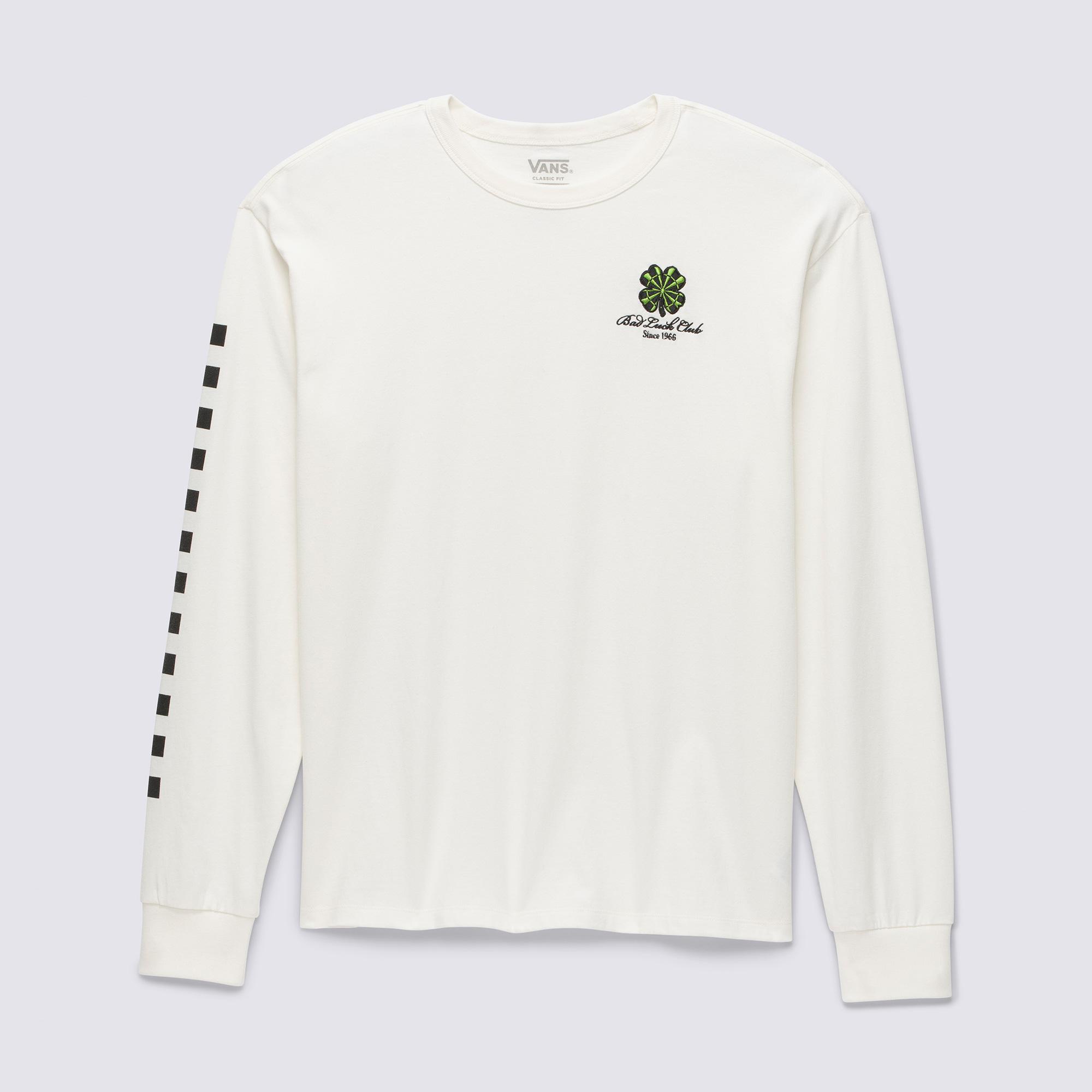 Vans Checker Luck Erkek Krem Rengi T-Shirt