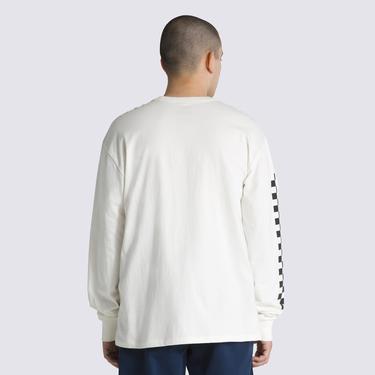  Vans Checker Luck Erkek Krem Rengi T-Shirt