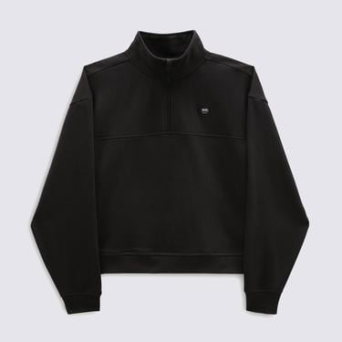  Vans Leighton Mock Neck Fleece Kadın Siyah Sweatshirt
