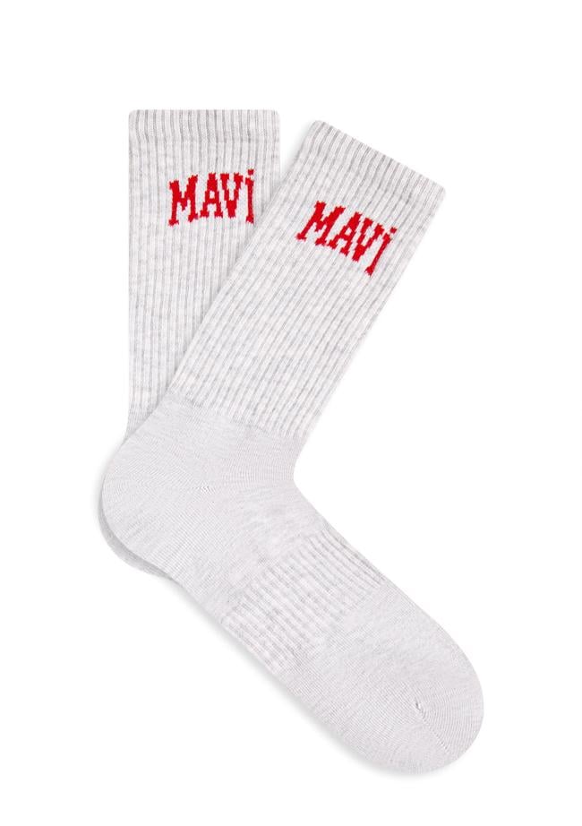  Mavi Gri Soket Çorap 0911160-82816