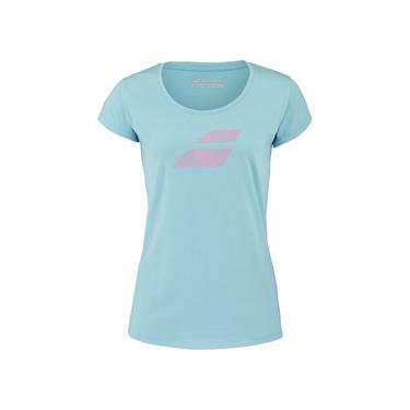  Babolat Exercise Flag Kadın Mavi Tişört