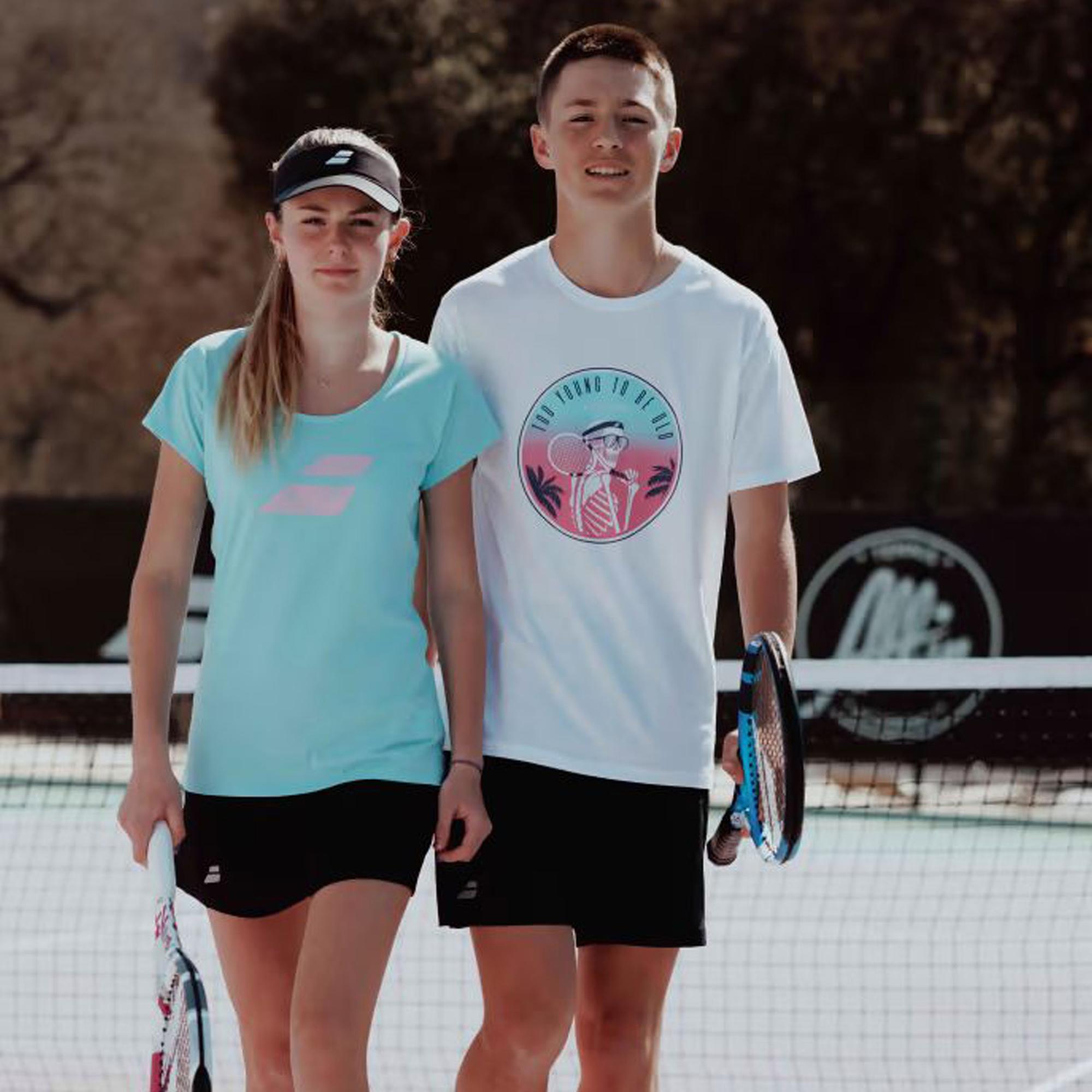 Babolat Exercise Flag Kadın Mavi Tişört