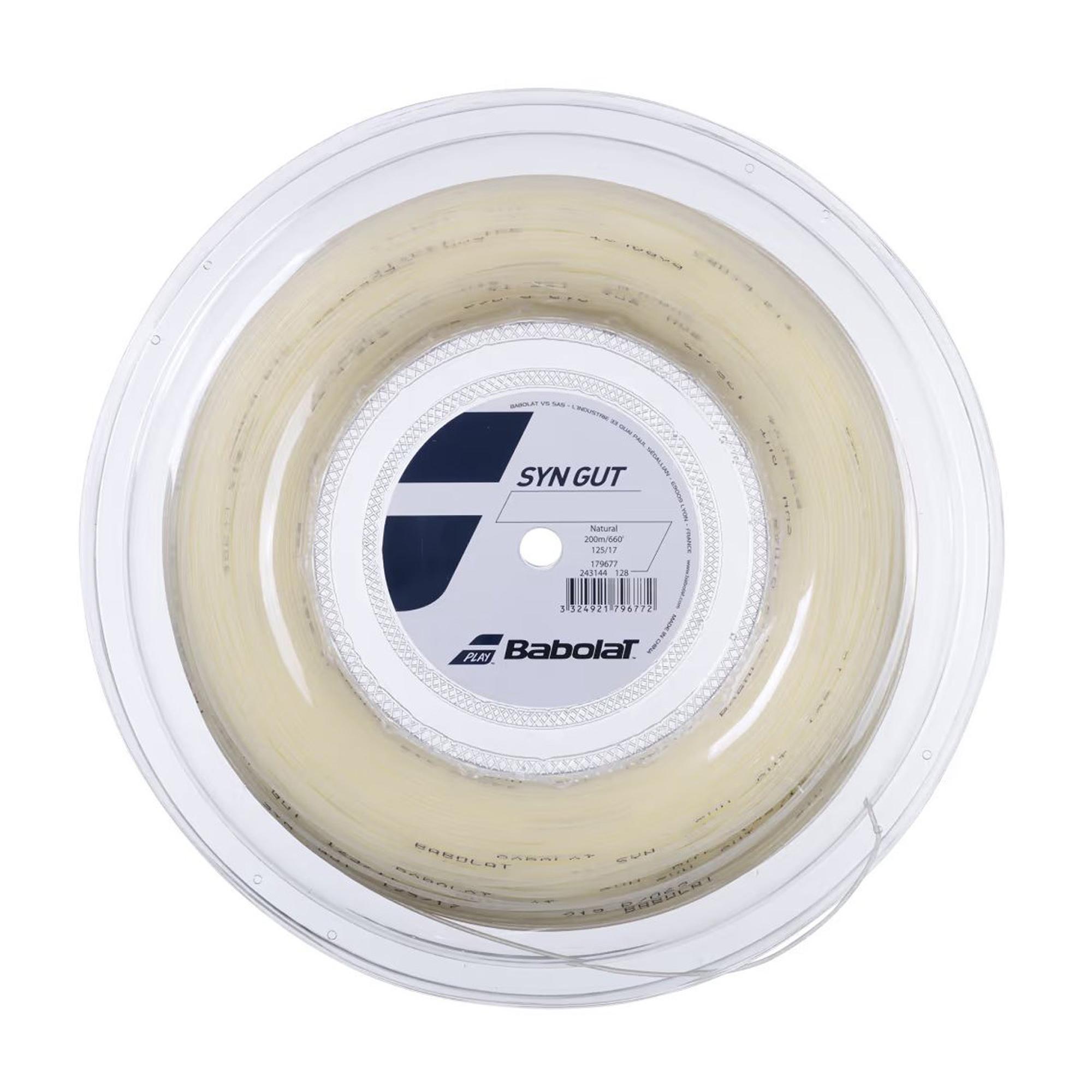 Babolat Syn Gut 200m Unisex Sarı Kordaj Rulo