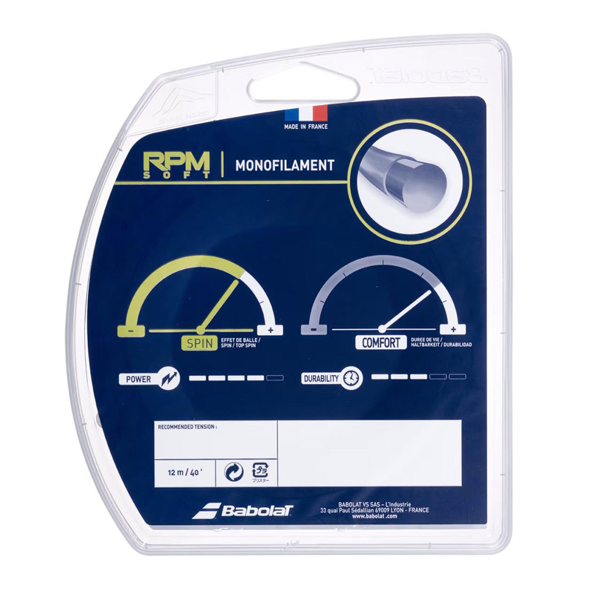 Babolat Rpm Soft 12m Unisex Gri Kordaj Paket