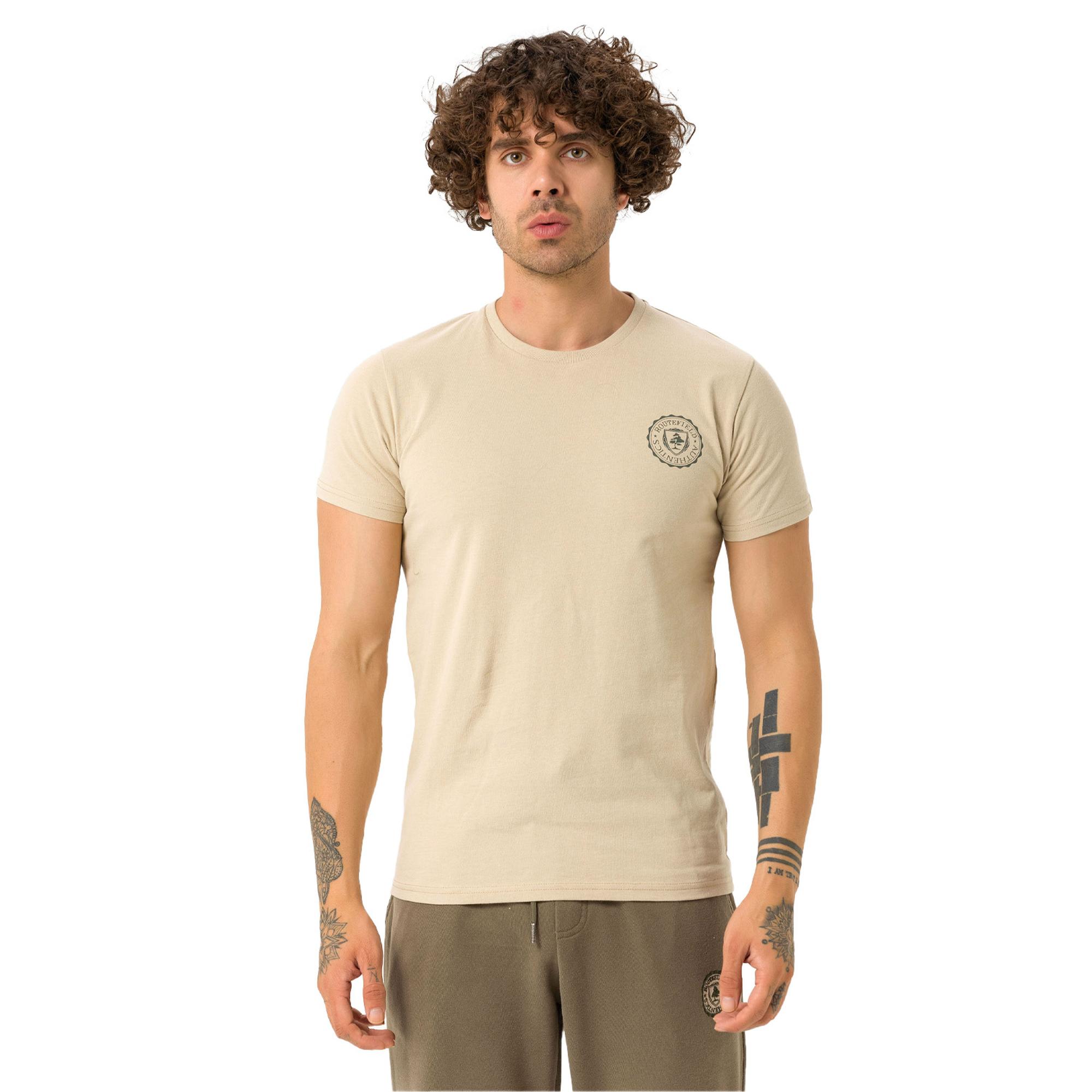 Routefield Timothy Erkek Kahverengi Tişört