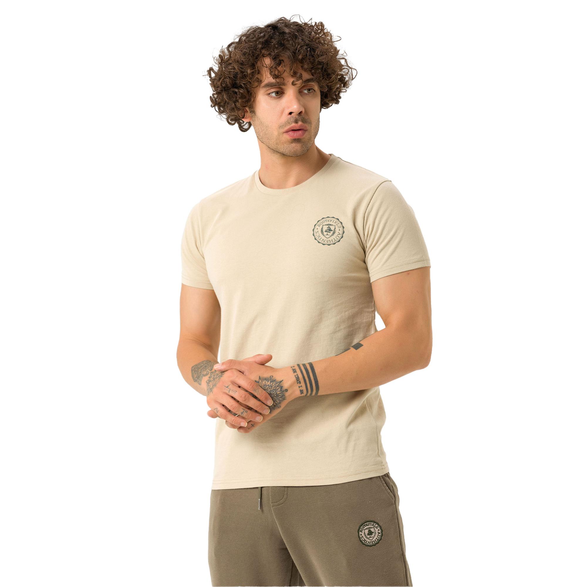 Routefield Timothy Erkek Kahverengi Tişört