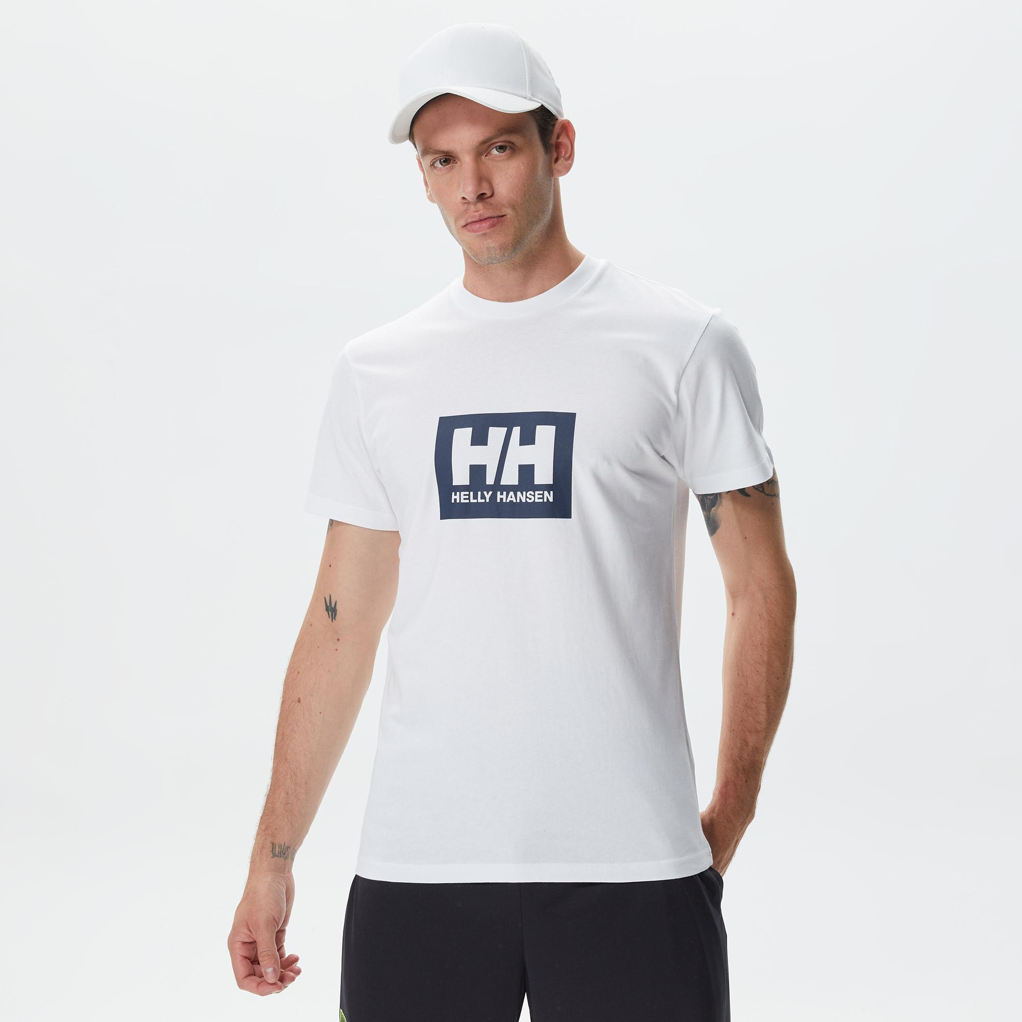 Helly Hansen Box Erkek Beyaz T-Shirt