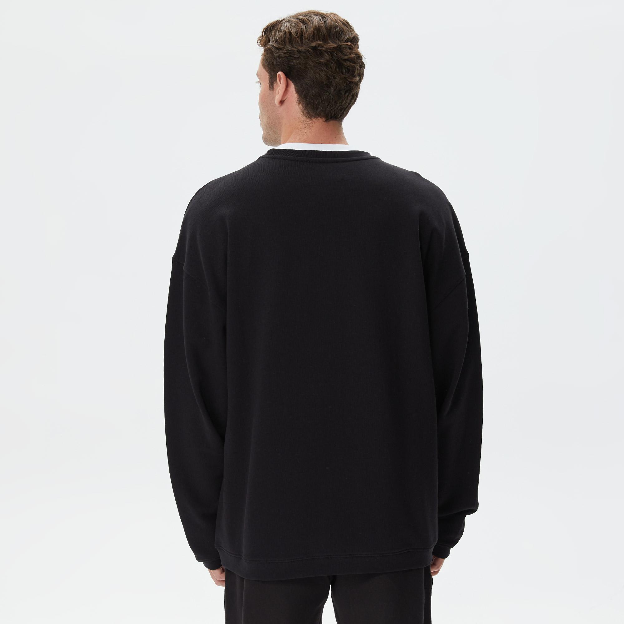 Les Benjamins Core Erkek Siyah Sweatshirt