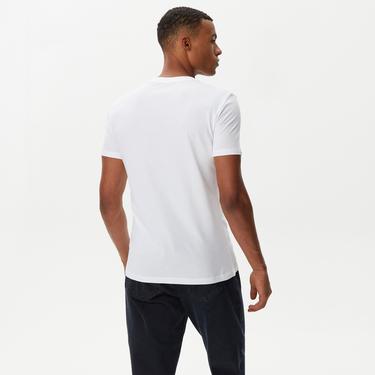  Calvin Klein Seasonal Monologo Beyaz Erkek T-Shirt